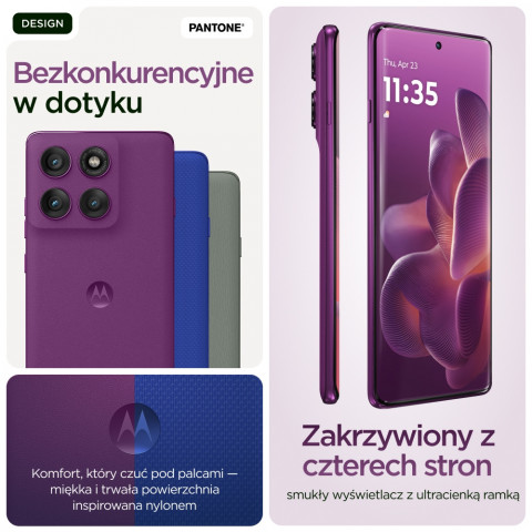 Motorola Edge 60 Pro 5G 12/512GB Sparkling Grape - Galeria zdjęcie 16