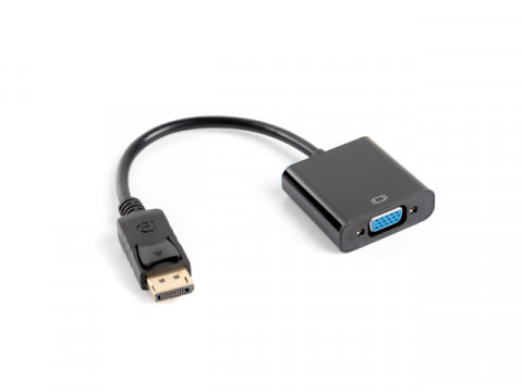 Lanberg adapter Displayport 1.1->VGA na kablu czarny - Galeria zdjęcie 1
