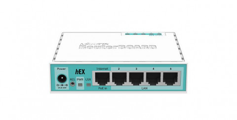 Router Mikrotik hEX (RB750Gr3) Total Ethernet  Ports:5; Architecture:MMIPS; CPU core:2 - Galeria zdjęcie 2
