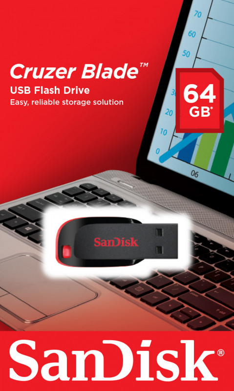 Pendrive Sandisk CRUZER BLADE 64GB - Galeria zdjęcie 7