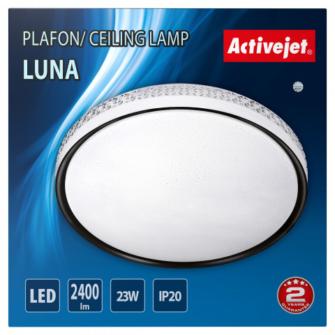Nowoczesny plafon sufitowy LED Activejet LUNA 23W - Galeria zdjęcie 2