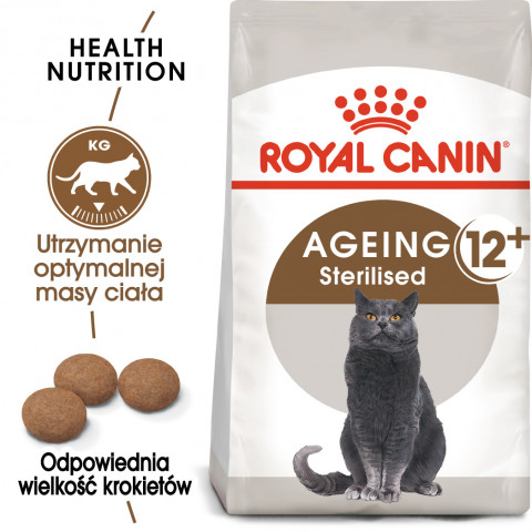 ROYAL CANIN Senior Ageing 12+ Sterilised - sucha karma dla kota - 2 kg - Galeria zdjęcie 6