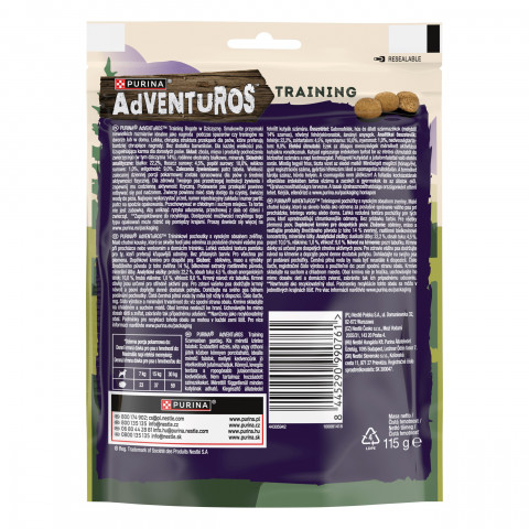 PURINA Adventuros Training dziczyzna - przysmak dla psa - 3x115g + 3x115g GRATIS! - Galeria zdjęcie 3