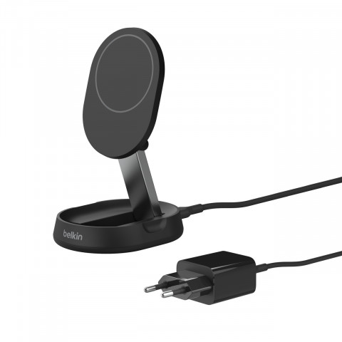 Ładowarka bezprzewodowa Belkin BoostCharge Pro Convertible Magnetic Wireless Charging Stand with Qi2 15W + 20W USB-C Power Supply Black - Galeria zdjęcie 8