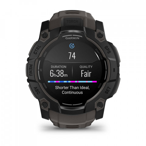 Zegarek Garmin Instinct 3 – 50 mm AMOLED Black met charcoal band - Galeria zdjęcie 9