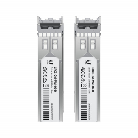 Wkładka SFP Ubiquiti 1 Gbps Multi-Mode Optical Module 2-pack - Galeria zdjęcie 4