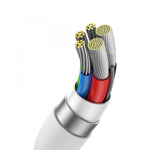 Kabel Baseus Superior Typ C-Typ C 240W 1m (biały) - Galeria zdjęcie 5