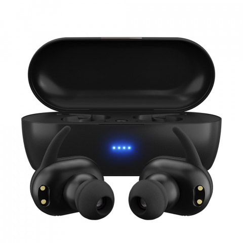 MAXELL MINI DUO Słuchawki bezprzewodowe bluetooth TWS EARBUDS czarne - Galeria zdjęcie 1