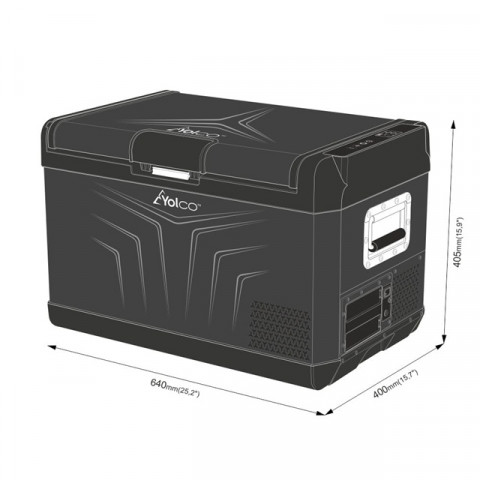 PRZENOŚNA LODÓWKA KOMPRESOROWA GCX37 BLACK - Galeria zdjęcie 13