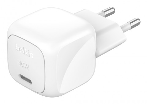 BELKIN ŁADOWARKA SIECIOWA USB-C PD 30W, MAŁA, BIAŁ - Galeria zdjęcie 2
