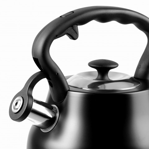 PROMIS CZAJNIK 3,0 L, ANDREA, CZARNY MATOWY,CZARNA - Galeria zdjęcie 2