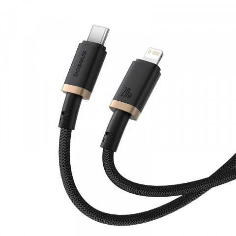 Kabel Baseus Dura Typ C 20W 1m (czarno-złoty) - Galeria zdjęcie 4