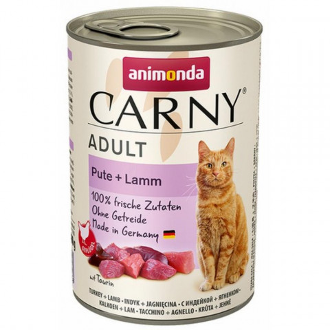 ANIMONDA Carny Adult Indyk z jagnięciną - mokra karma dla kota - 400g - Galeria zdjęcie 1
