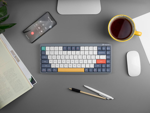 TRACER KLAWIATURA FINA 84 GREY OUTEMU RED SWITCH - Galeria zdjęcie 8