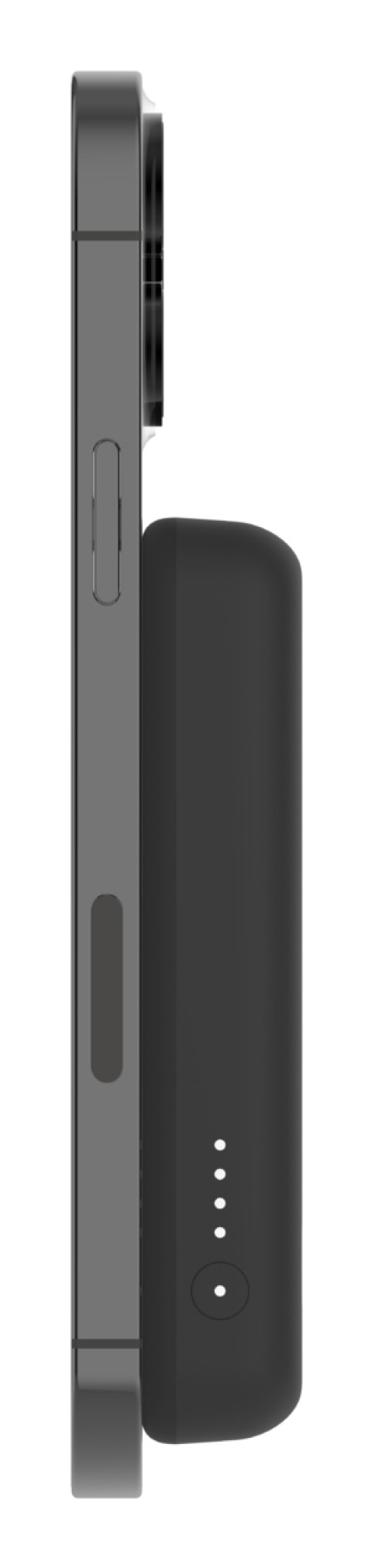 Powerbank bezprzewodowy Belkin BoostCharge Magnetic Wireless Power Bank 5K + Stand MagSafe Compatible 5000mAh 7,5W Black - Galeria zdjęcie 4