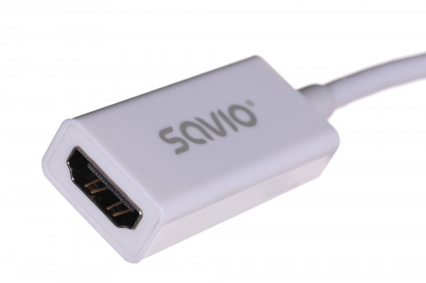 SAVIO ADAPTER MINI DISPLAYPORT MĘSKI - HDMI A ŻEŃSKI CL-57 - Galeria zdjęcie 3