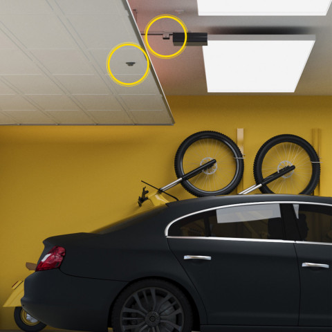 Yale Inteligentny sterownik do garażu 1x Smart Opener , 1x Door Position Sensor, 1x Magnes, 2x Dodatkowy kabel, 2x Taśma instalacyjna - Galeria zdjęcie 6