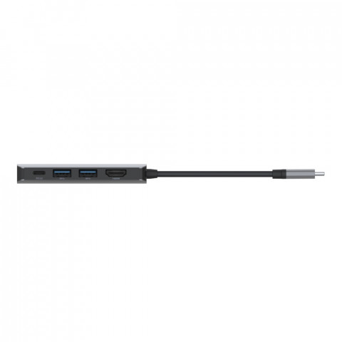 Hub Belkin Connect USB-C 4-in-1 Multiport Adapter 1x4k HDMI/2xUSB-A/1xUSB-C PD3.0 Grey - Galeria zdjęcie 4