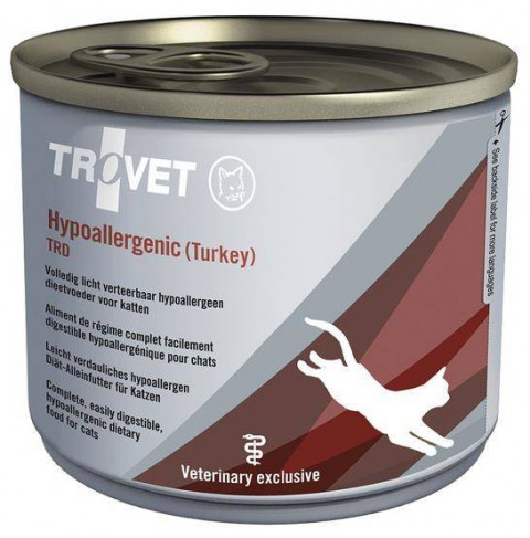 TROVET Hypoallergenic TRD z indykiem - mokra karma dla kota - 6x200g - Galeria zdjęcie 3
