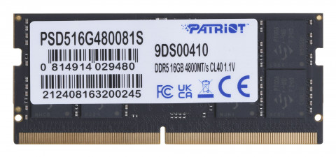 PATRIOT SIGNATURE SO-DIMM DDR5 16GB 4800MHz 1 Rank - Galeria zdjęcie 2