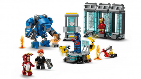 LEGO Marvel Super Heroes 76315 Laboratorium Iron Mana: Zbrojownia - Galeria zdjęcie 4
