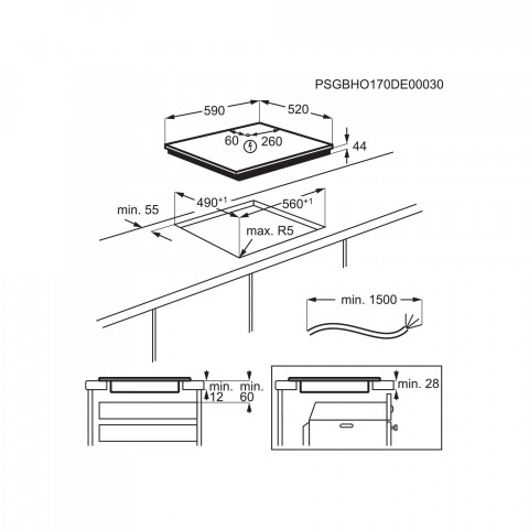 Płyta indukcyjna ELECTROLUX EIS62443 - Galeria zdjęcie 2