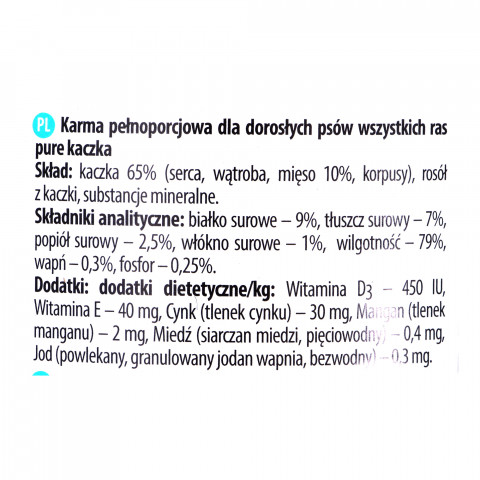 DOLINA NOTECI Premium Pure bogata w kaczkę - mokra karma dla psa - 400g - Galeria zdjęcie 2
