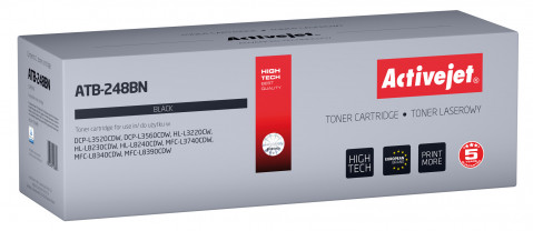 Activejet ATB-248BN Toner do drukarek Brother; Zamiennik Brother TN248BK; Supreme; 1000 stron; czarny) - Galeria zdjęcie 1