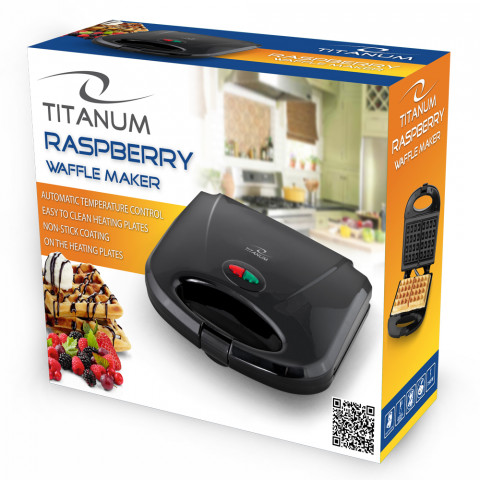 Gofrownica titanum titanum raspberry tkt003 (700w czarny) tkt003 - Galeria zdjęcie 3