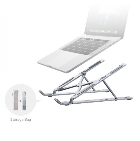 UNITEK PODSTAWKA POD LAPTOP SKŁADANA, ALUMINIUM - Galeria zdjęcie 5
