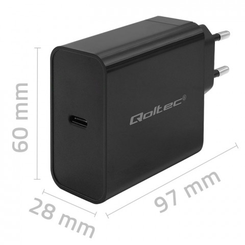 QOLTEC ŁADOWARKA SUPER QUICK PD | 1XUSB-C | 65W - Galeria zdjęcie 7