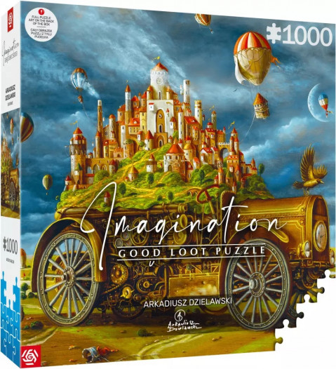 Puzzle Good Loot Imagination Puzzle: Arkadiusz Dzielawski Wielka Przeprowadzka 1000 elementów - Galeria zdjęcie 3