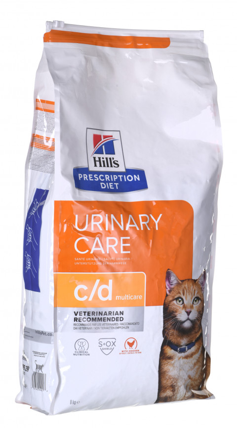 Hill's Prescription Diet Feline c/d Urinary Care - sucha karma dla kota z chorobami układu moczowego - 8 kg - Galeria zdjęcie 3