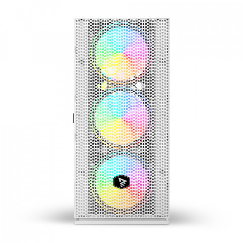 SAVIO OBUDOWA KOMPUTEROWA RAPTOR WHITE X1 ARGB - Galeria zdjęcie 4