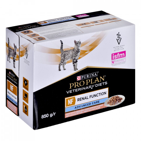 PURINA PVD Feline NF Renal Function ST/OX Łosoś - mokra karma dla kota - 10x85 g - Galeria zdjęcie 1