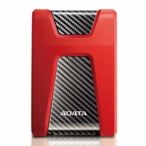 Dysk zewnętrzny HDD ADATA HD650 AHD650-2TU31-CRD (2TB; 2.5"; USB 3.2; czerwony) - Galeria zdjęcie 1