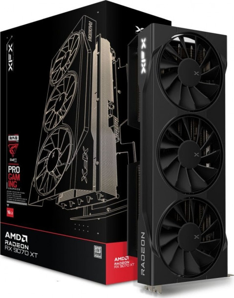 Karta graf. XFX Quicksilver RX 9070XT Mag. Air 16GB - Galeria zdjęcie 1