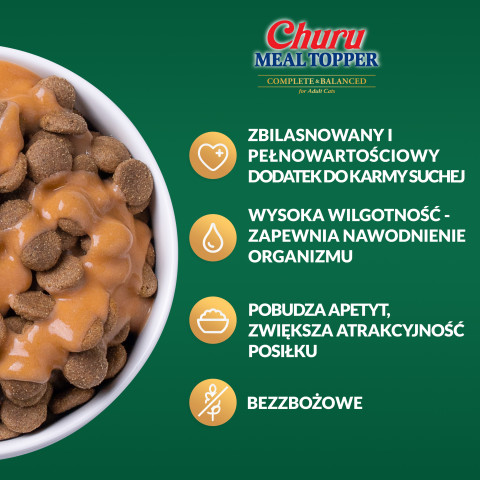INABA Churu Meal Topper Kurczak - przysmak dla psa - 4x14g - Galeria zdjęcie 4