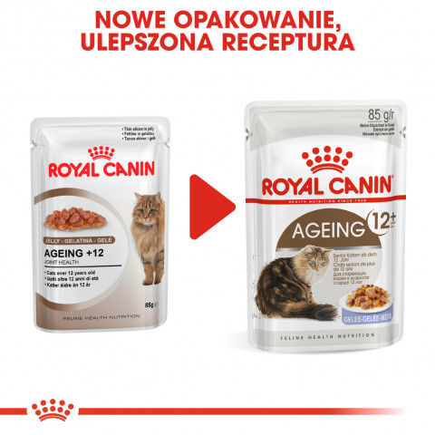 ROYAL CANIN FHN Ageing 12+ w galaretce - mokra karma dla kota starszego - 12x85 g - Galeria zdjęcie 7