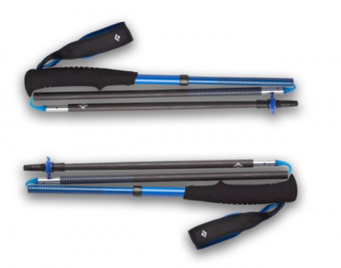 Kije Trekkingowe Black Diamond DISTANCE CARBON Z POLES ULTRA BLUE 130 cm - Galeria zdjęcie 3