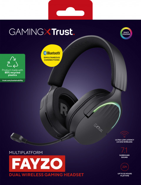 Słuchawki Bezprzewodowe TRUST GXT491 FAYZO - Galeria zdjęcie 14