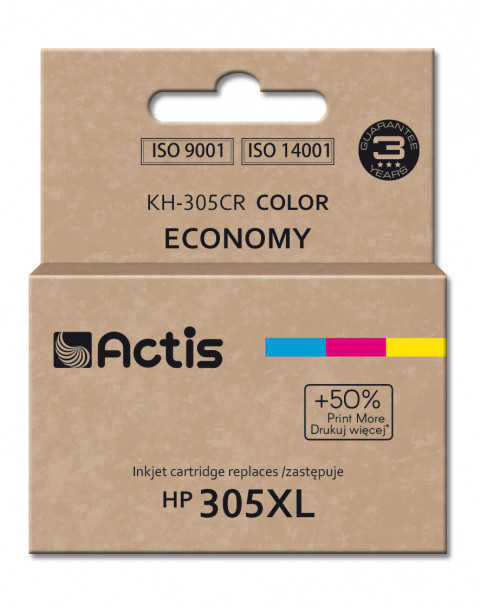 Actis KH-305CR Tusz (zamiennik HP 3YM63AE; Standard; 18 ml; kolor) - Galeria zdjęcie 1