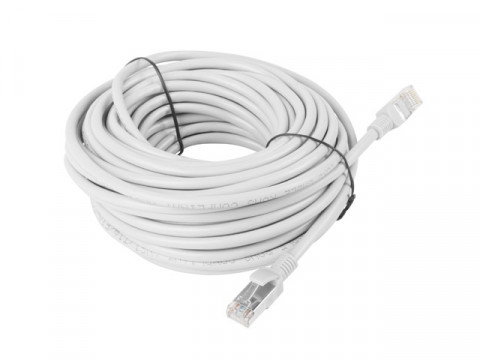 Lanberg Patchcord RJ45, kat. 5e, UTP, 15m, szary - Galeria zdjęcie 2