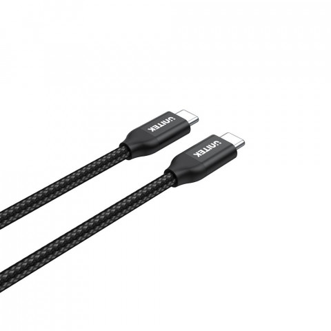 UNITEK KABEL USB-C - USB-C, PD 100W, C14059BK - Galeria zdjęcie 2