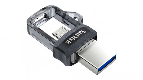 Flashdrive Sandisk Ultra Dual Drive M3.0 64GB USB 3.0 szary - Galeria zdjęcie 6