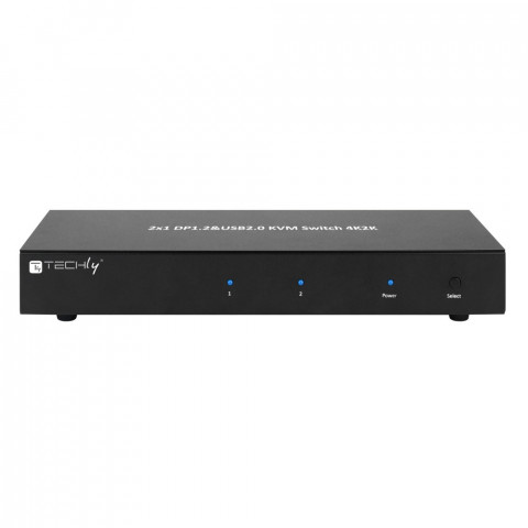 TECHLY PRZEŁĄCZNIK KVM DISPLAYPORT/USB 2X1 DUAL HE - Galeria zdjęcie 1