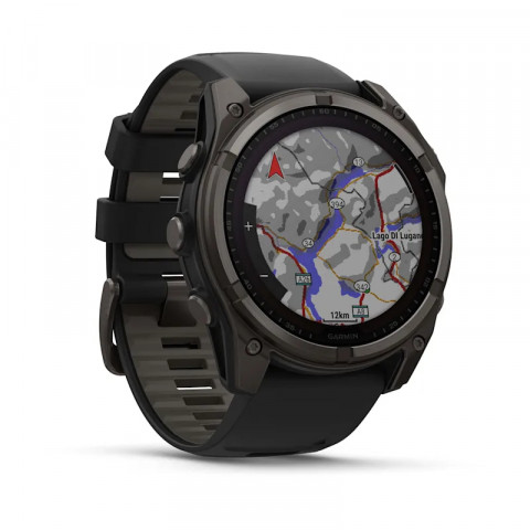 Zegarek Garmin Fenix 8 Solar Sapphire Titanium Carbon Grey DLC Black - Galeria zdjęcie 3