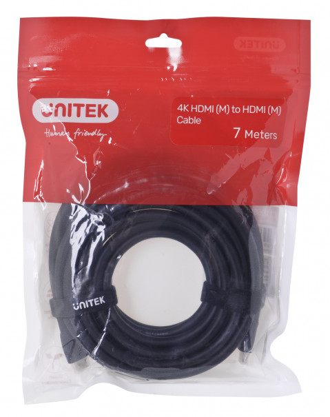 UNITEK KABEL HDMI 2.0, 4K 60HZ, C11068BK, 7M - Galeria zdjęcie 1