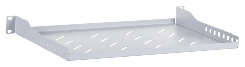 LANBERG PÓŁKA DO SZAF 19" 600MM SZARA - Galeria zdjęcie 7