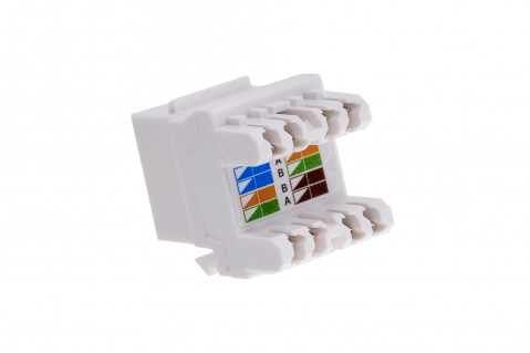 Gniazdo kesytone RJ45 UTP kat.5e Q-lantec - Galeria zdjęcie 1